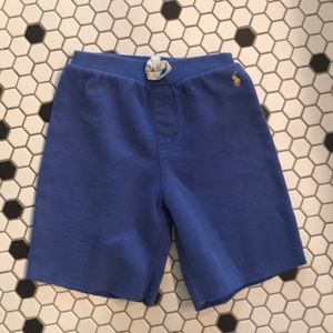 Boys blue polo shorts